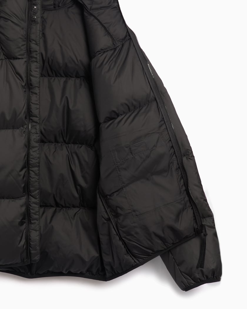 Short Water Repellent Hooded Puffed Jacket - French Destock