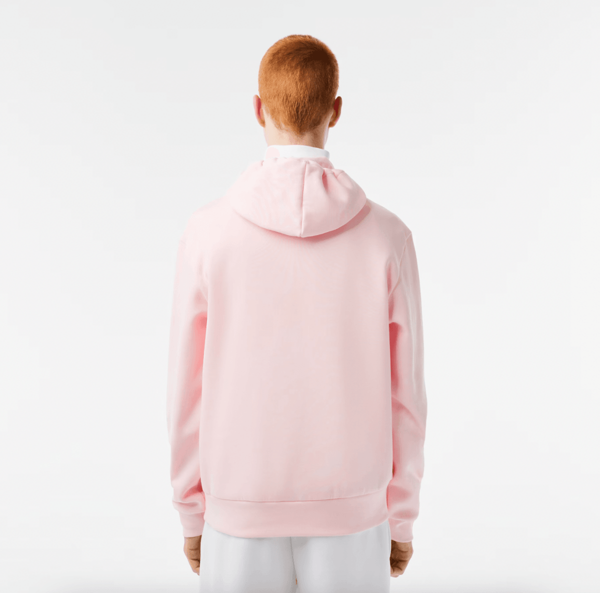 Sweat à capuche Lacoste rose - French Destock
