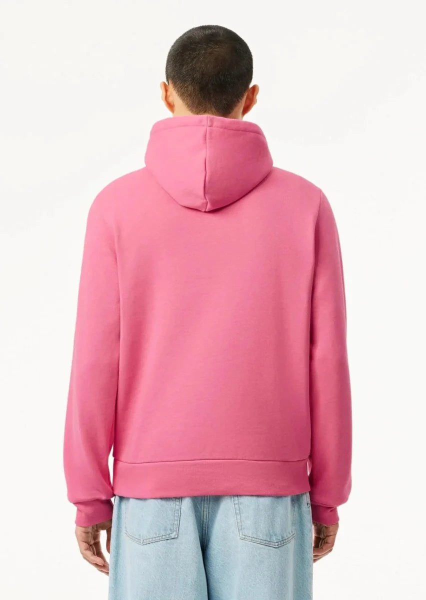 Sweat à capuche Lacoste rose - French Destock