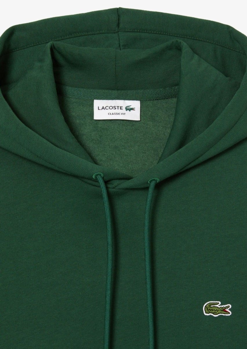 Sweat à capuche Lacoste vert - French Destock
