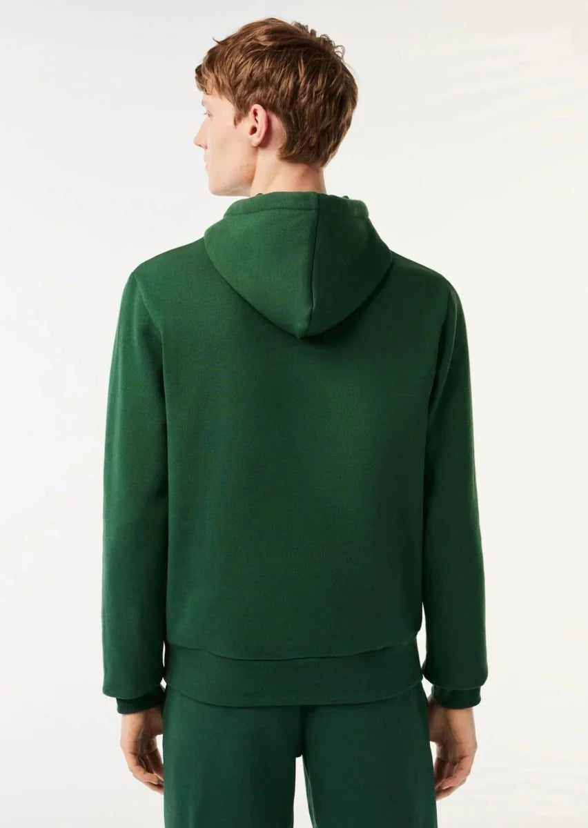 Sweat à capuche Lacoste vert - French Destock