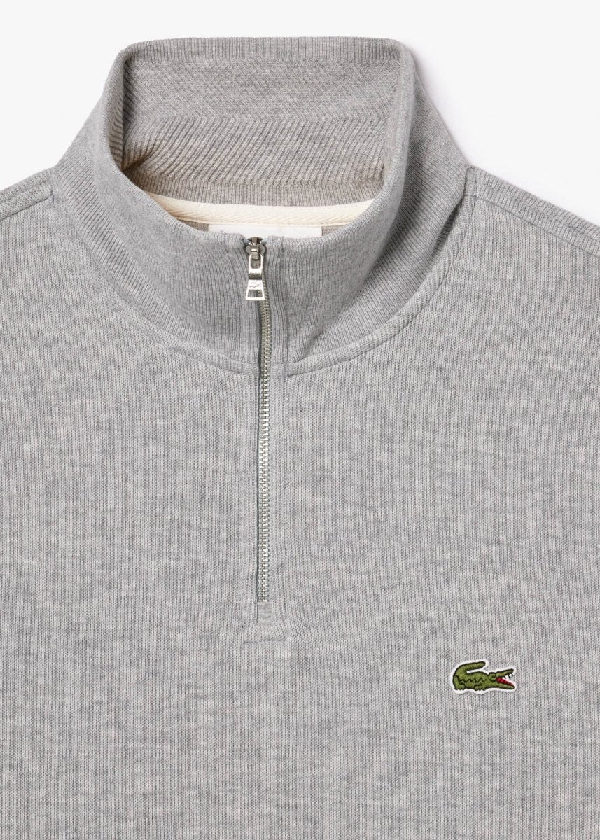 Sweat camionneur Lacoste gris - French Destock