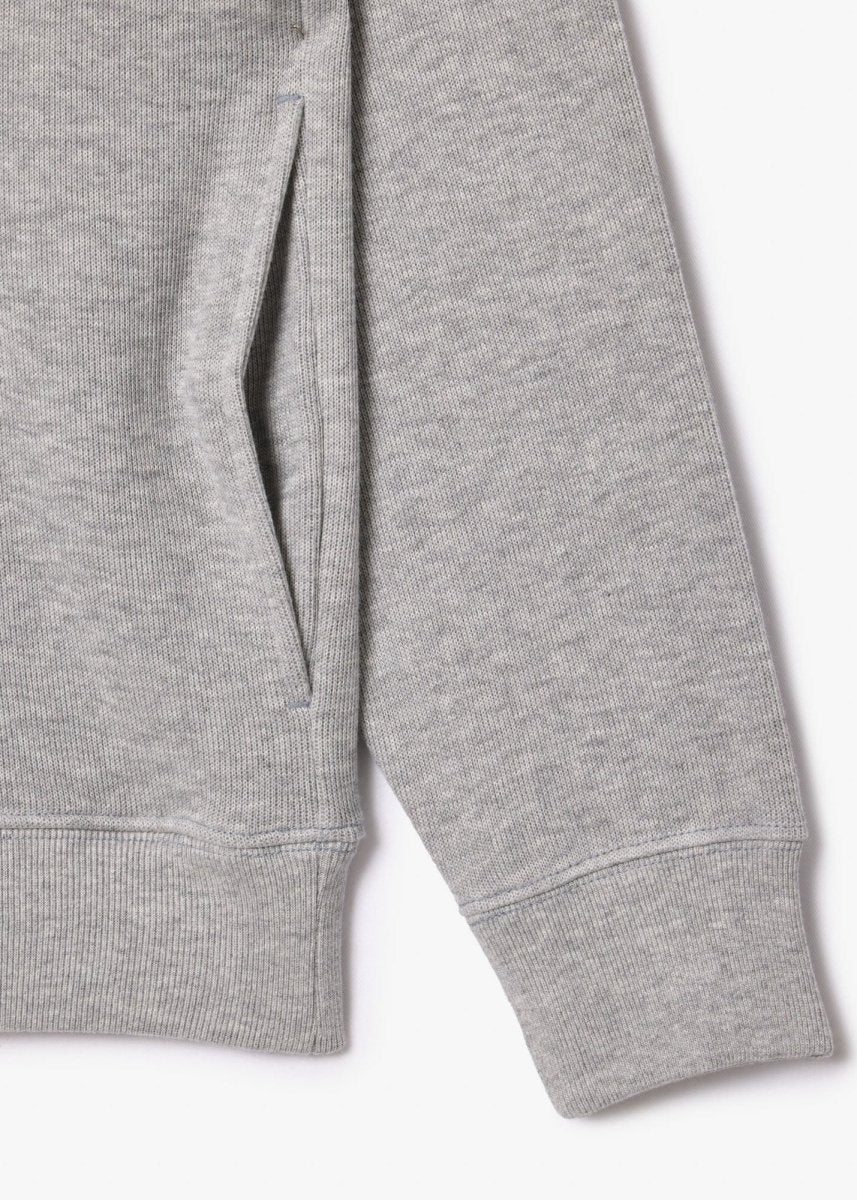 Sweat camionneur Lacoste gris - French Destock