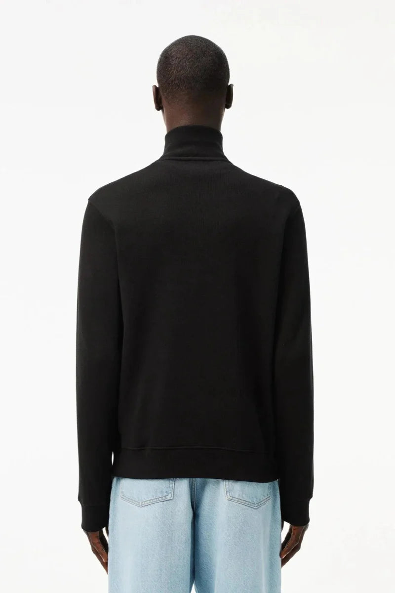 Sweat camionneur Lacoste noir - French Destock