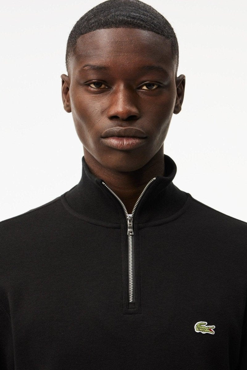 Sweat camionneur Lacoste noir - French Destock