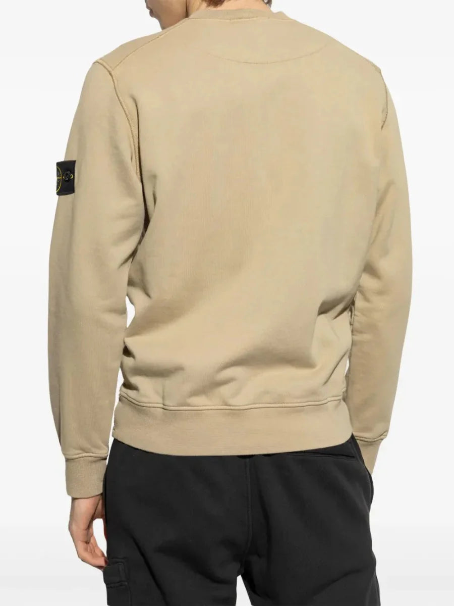 sweat en coton à patch Compass - French Destock