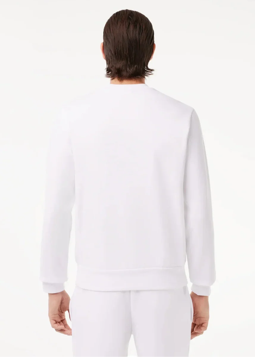 Sweat Lacoste blanc - French Destock