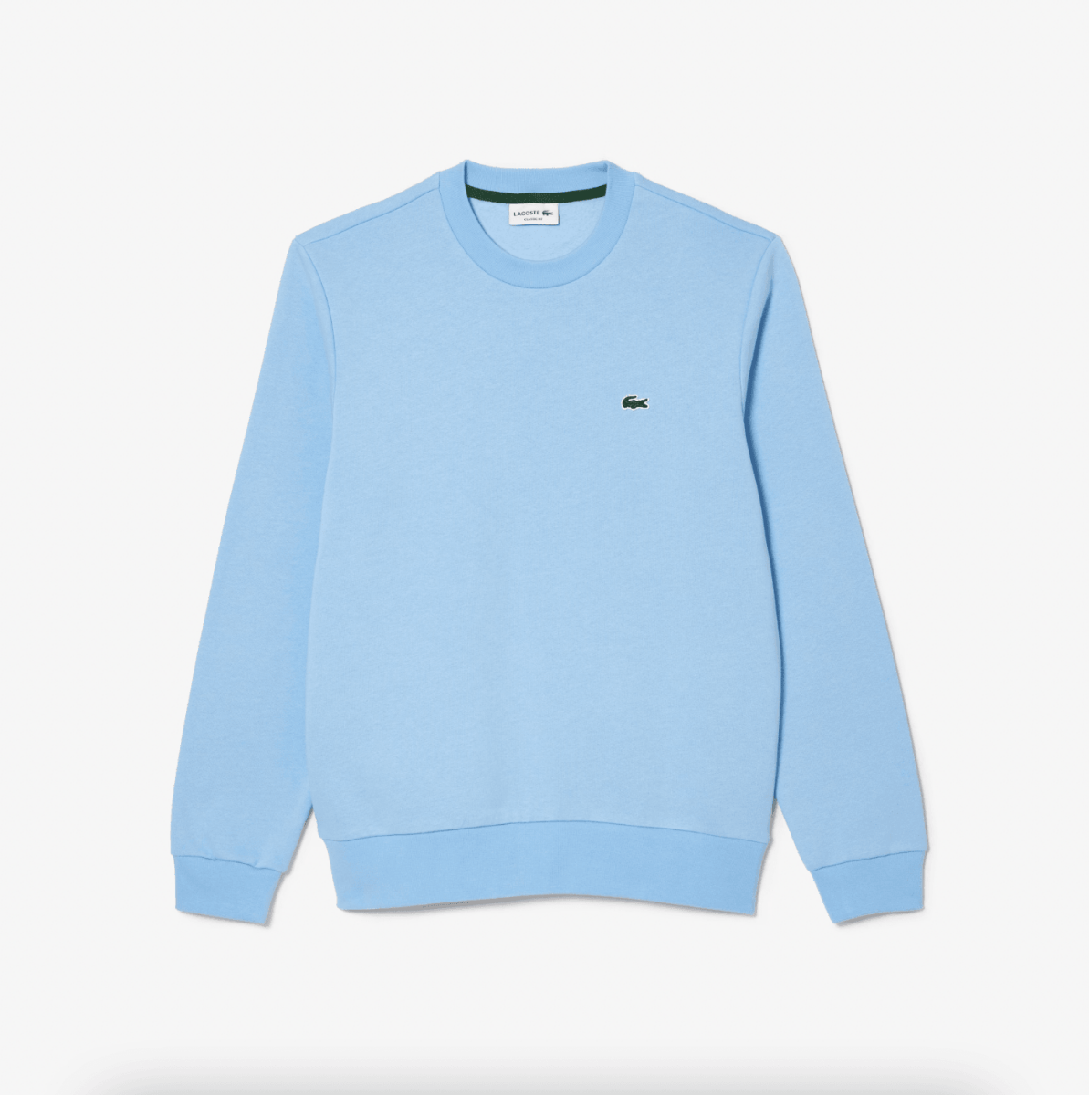 Sweat Lacoste bleu clair - French Destock