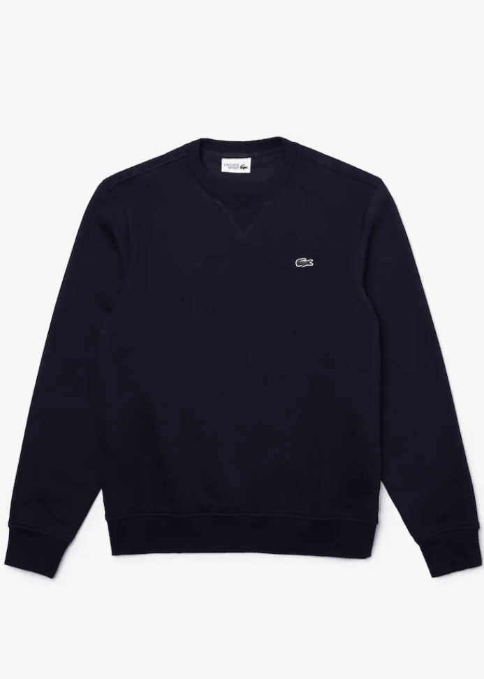 Sweat Lacoste marine - French Destock