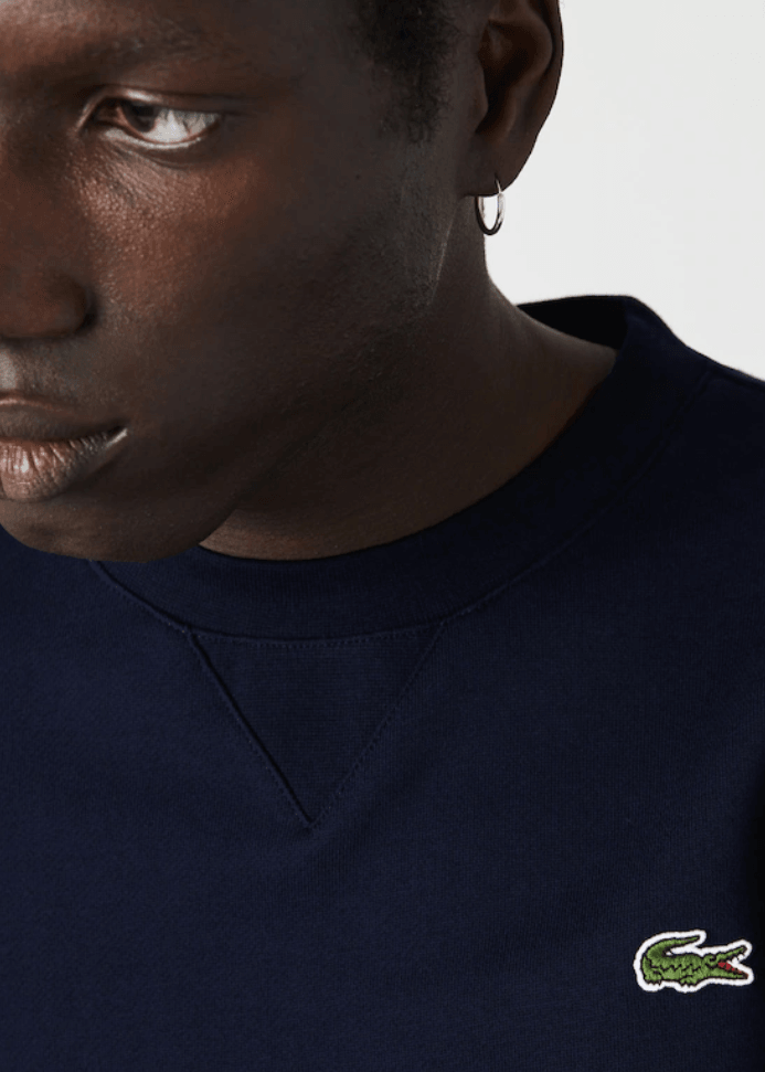 Sweat Lacoste marine - French Destock