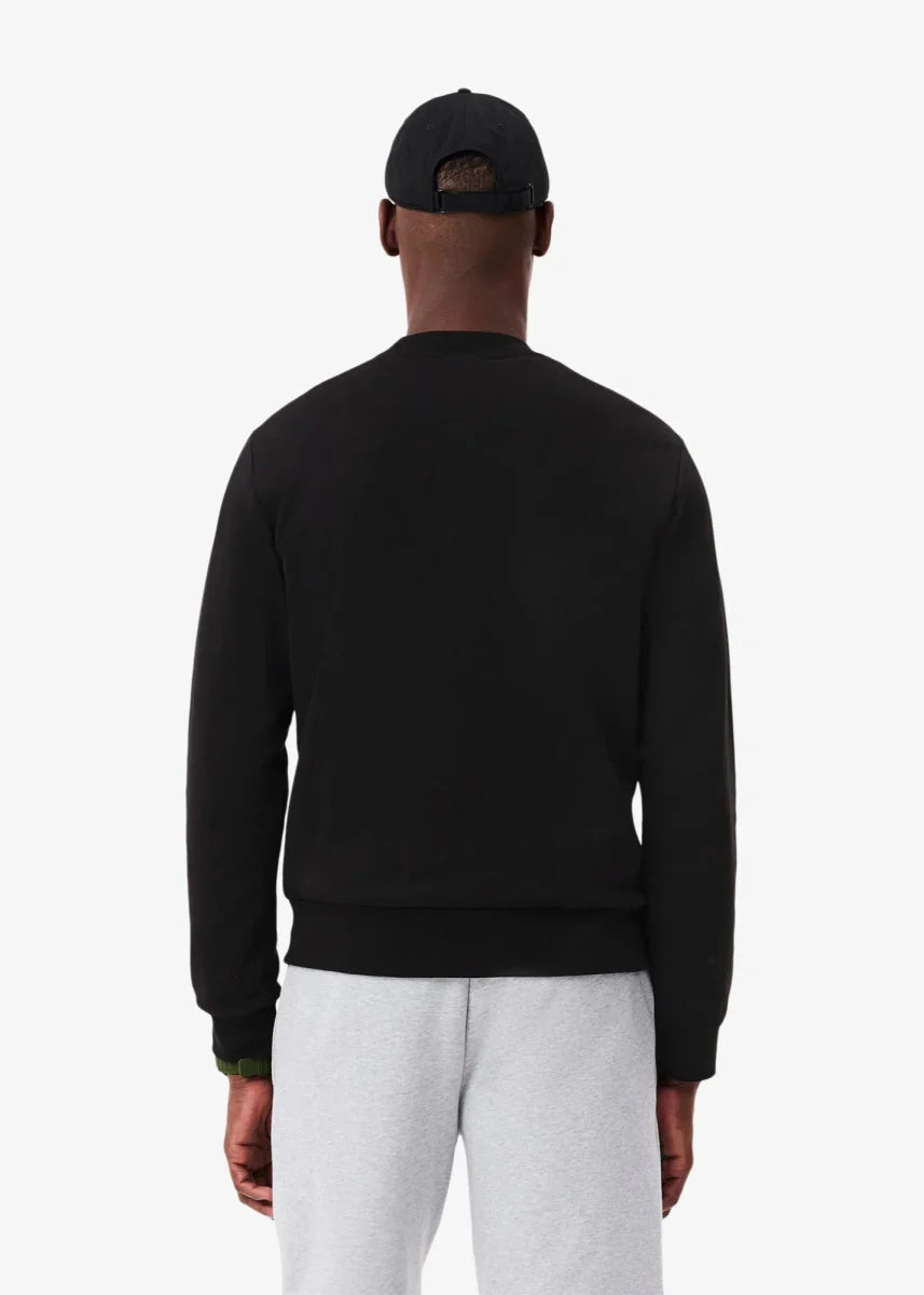 Sweat Lacoste noir - French Destock