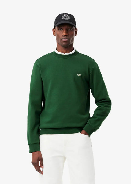 Sweat Lacoste vert - French Destock
