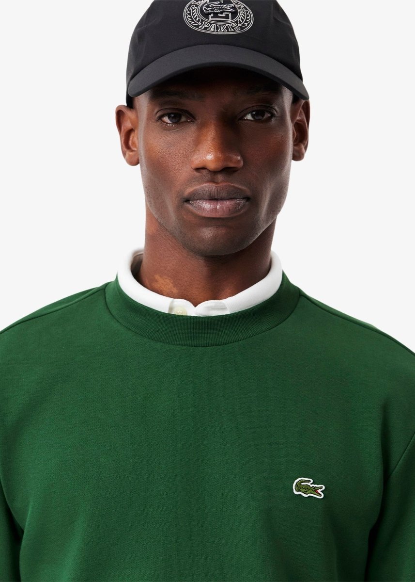 Sweat Lacoste vert - French Destock