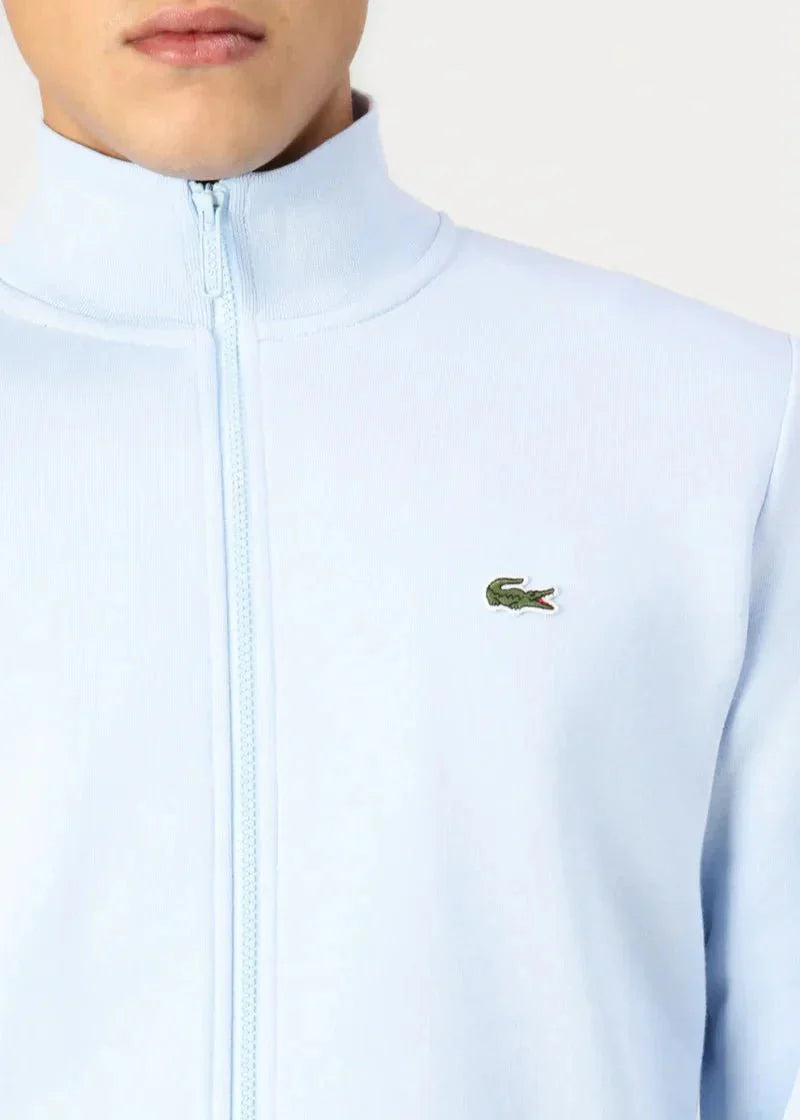 Sweat zippé Lacoste bleu - French Destock