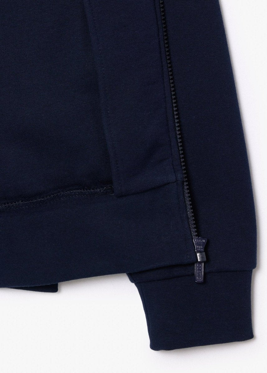 Sweat zippé Lacoste marine - French Destock