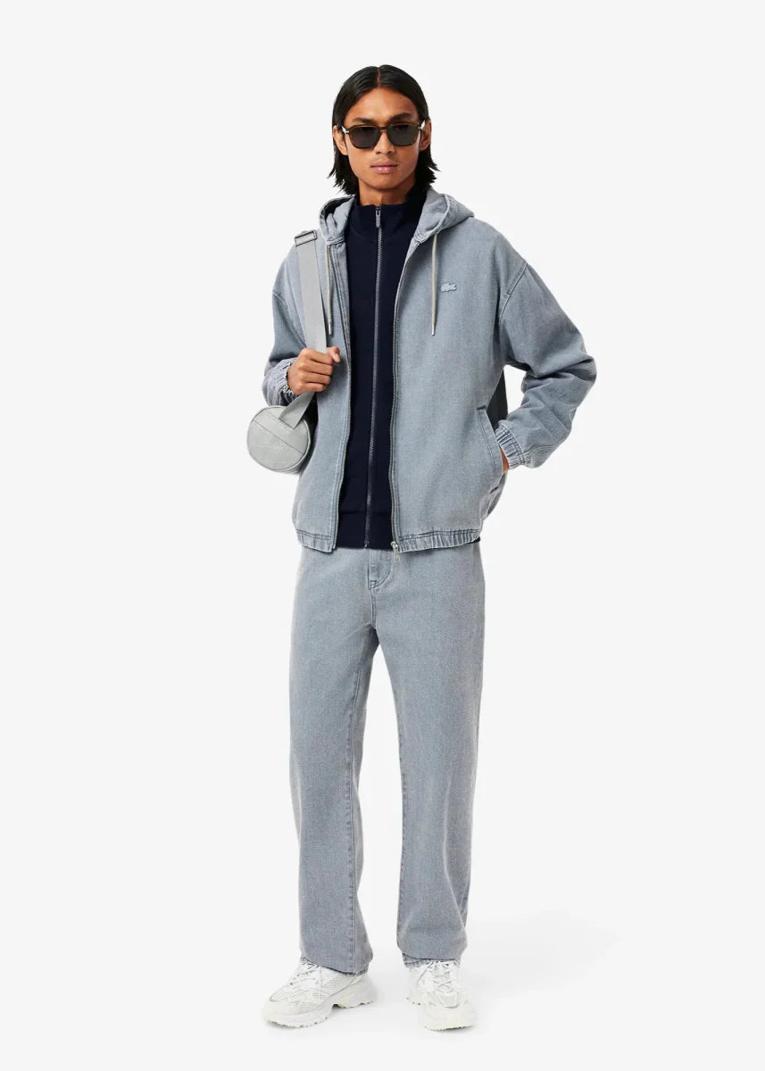 Sweat zippé Lacoste marine - French Destock
