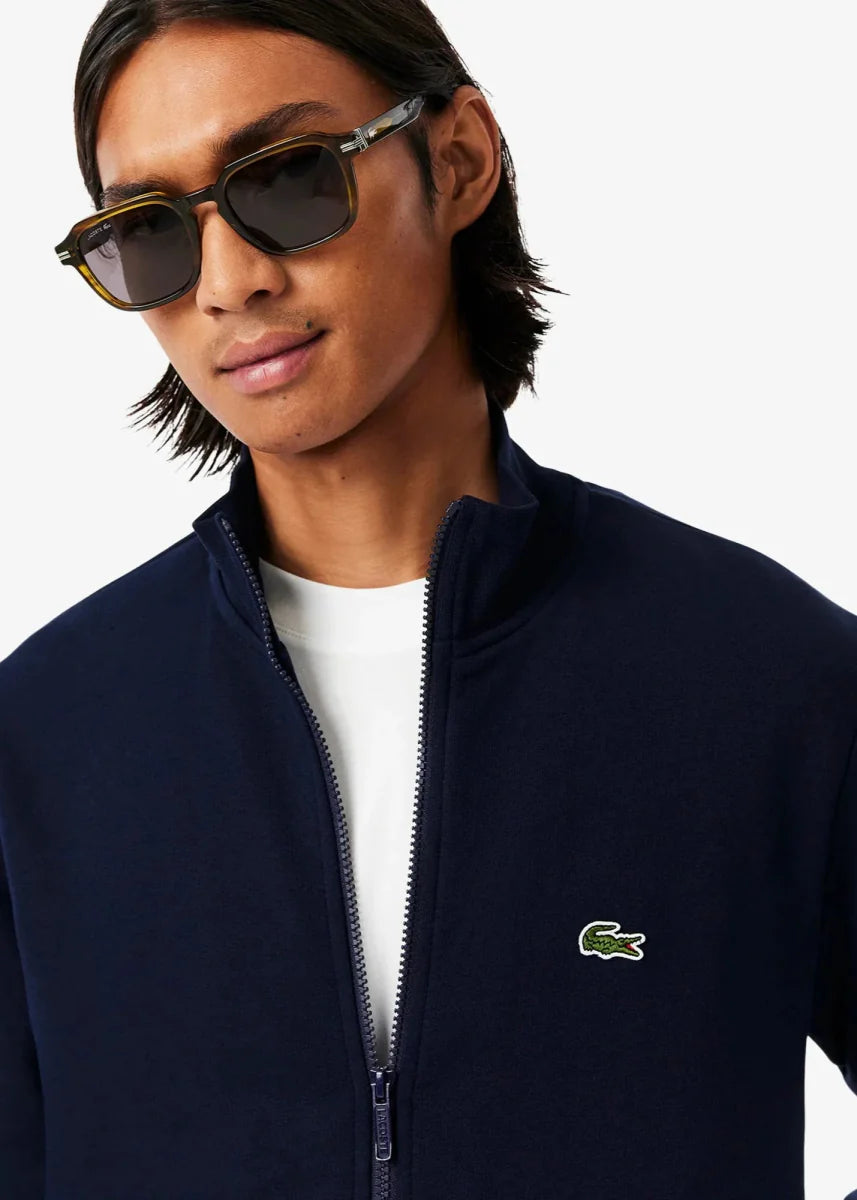 Sweat zippé Lacoste marine - French Destock