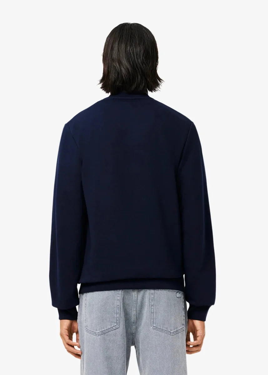 Sweat zippé Lacoste marine - French Destock