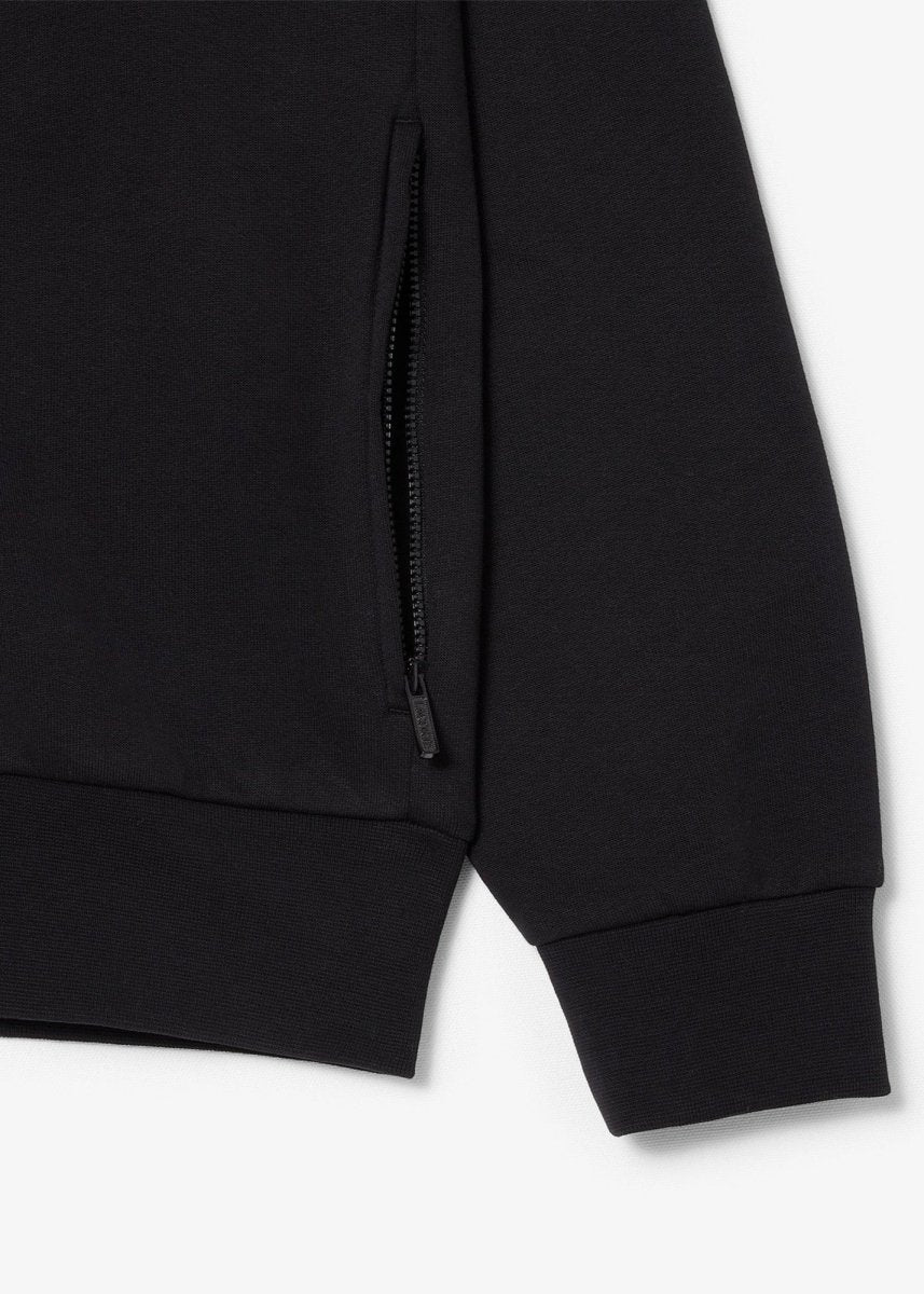 Sweat zippé Lacoste noir - French Destock