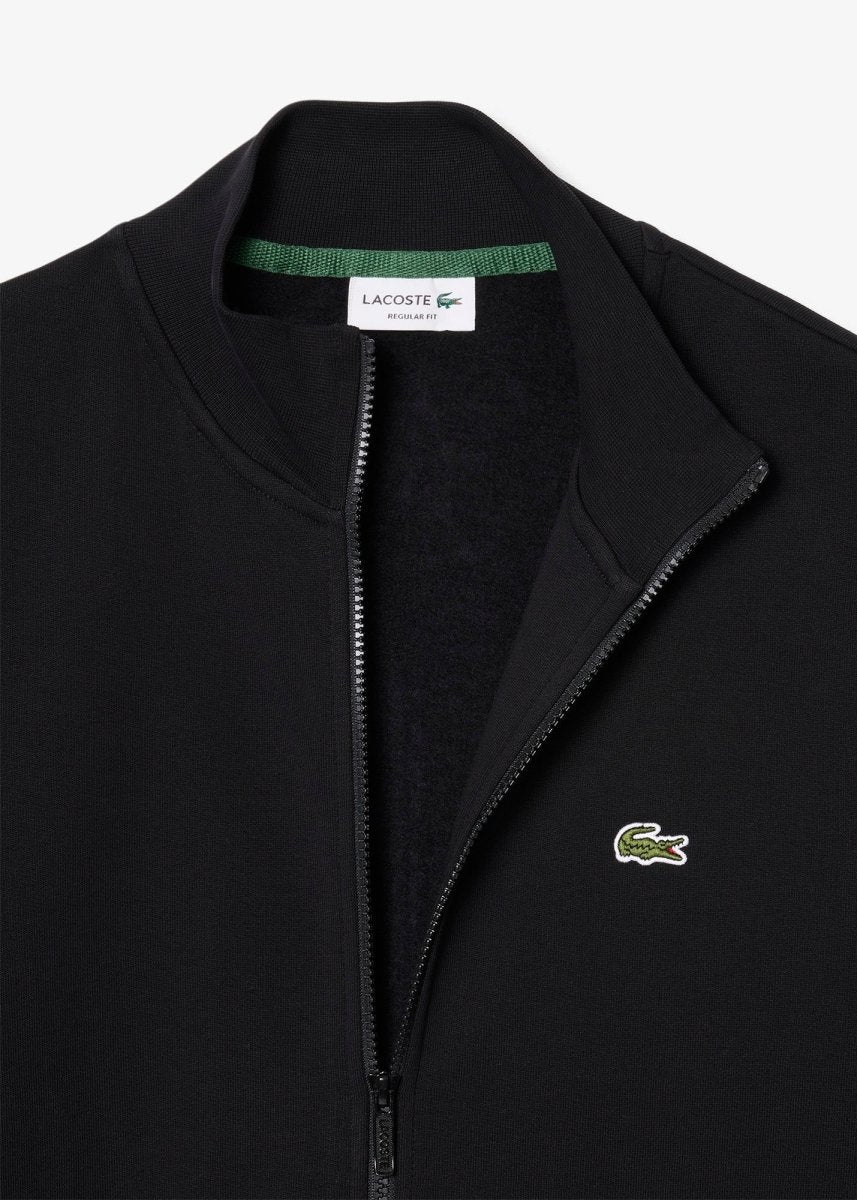 Sweat zippé Lacoste noir - French Destock