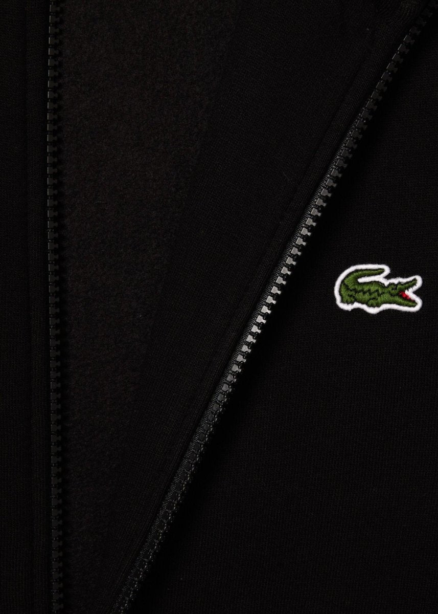 Sweat zippé Lacoste noir - French Destock