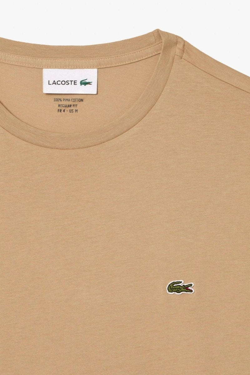 T-Shirt Lacoste beige - French Destock