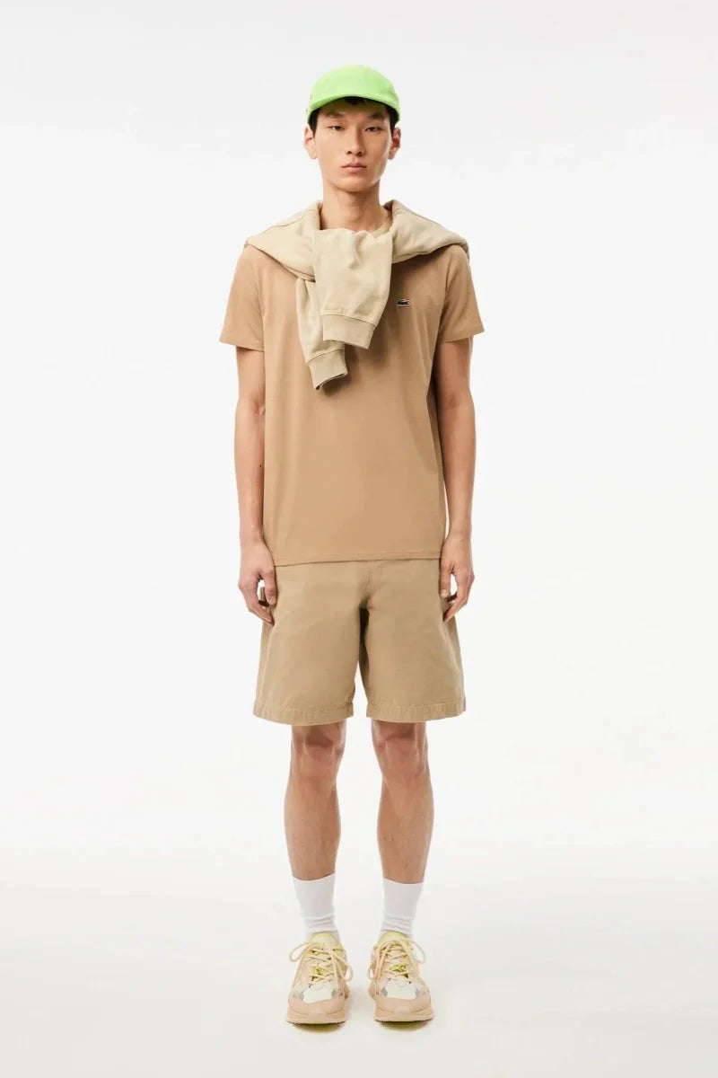 T-Shirt Lacoste beige - French Destock