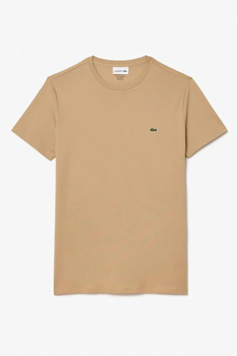 T-Shirt Lacoste beige - French Destock