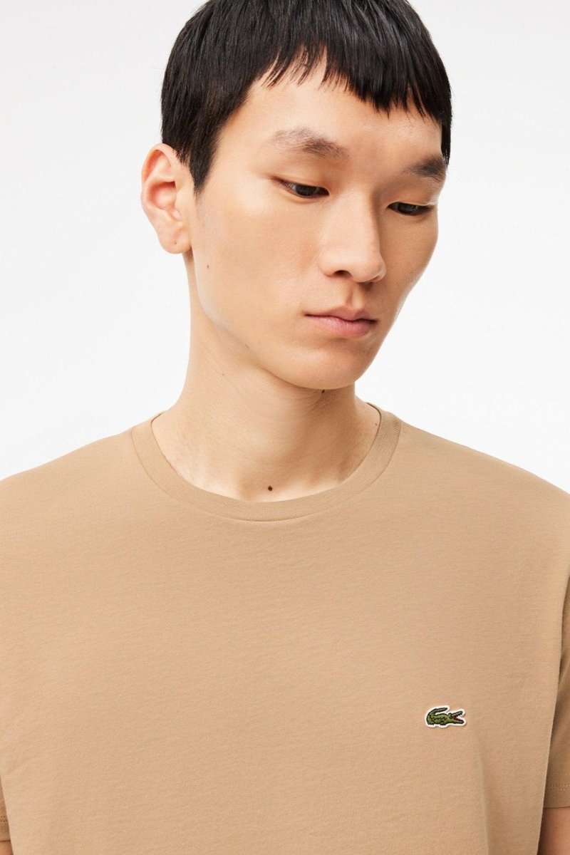 T-Shirt Lacoste beige - French Destock