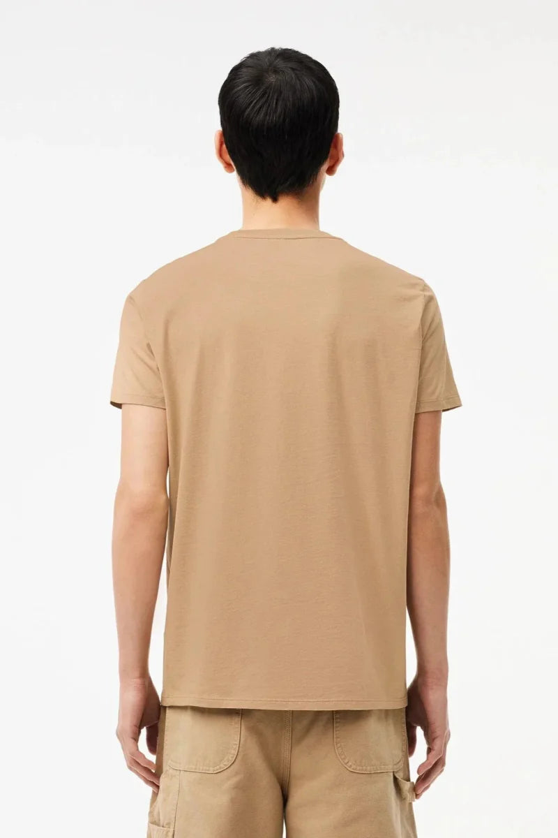 T-Shirt Lacoste beige - French Destock