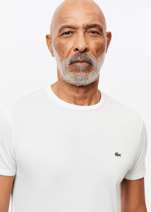 T-shirt Lacoste blanc - French Destock