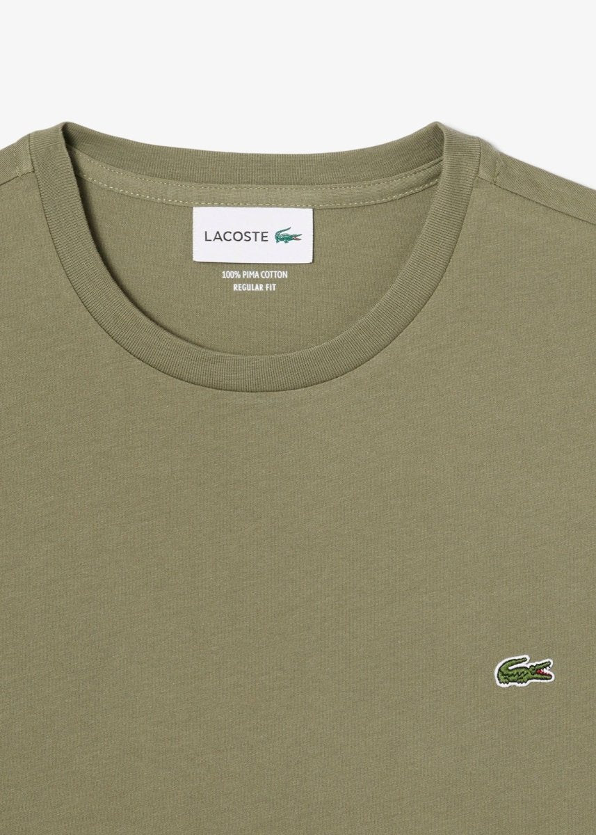 T-shirt Lacoste kaki - French Destock