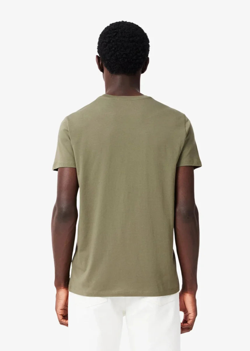 T-shirt Lacoste kaki - French Destock