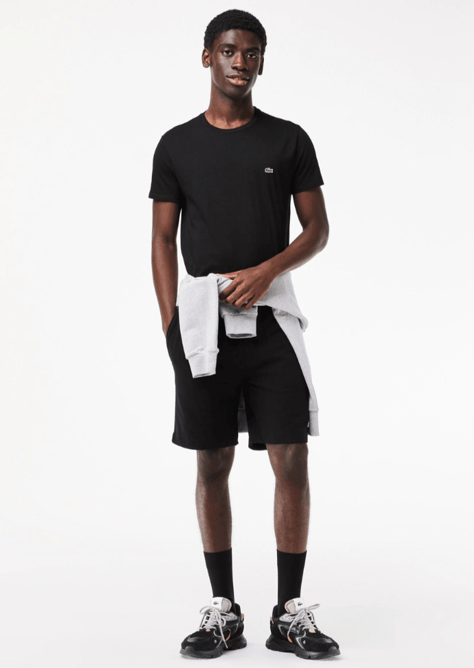 T-shirt Lacoste noir - French Destock