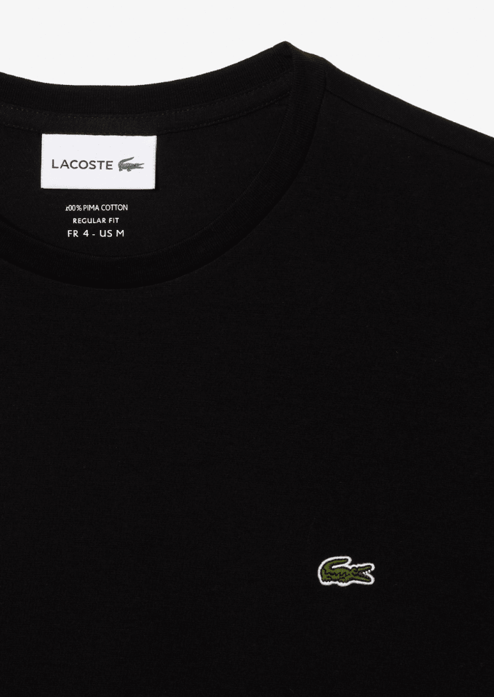 T-shirt Lacoste noir - French Destock