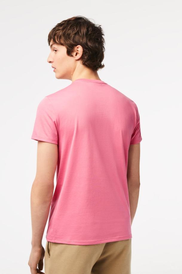 T-Shirt Lacoste rose - French Destock