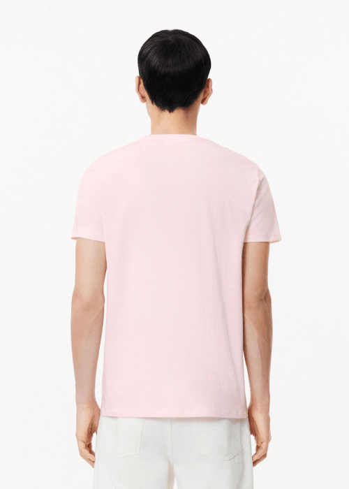T-shirt Lacoste rose clair - French Destock