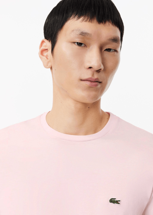 T-shirt Lacoste rose clair - French Destock