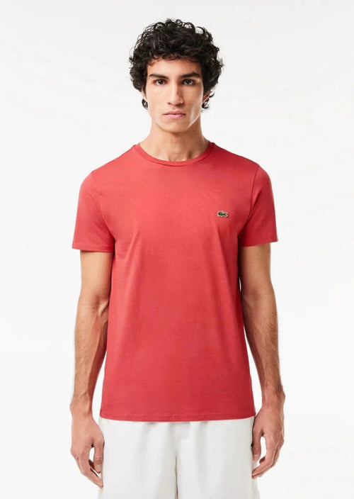T-shirt Lacoste rouge - French Destock