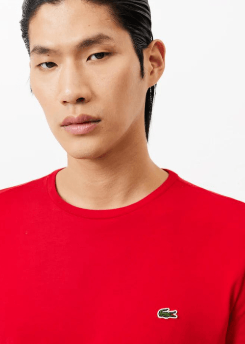 T-shirt Lacoste rouge - French Destock
