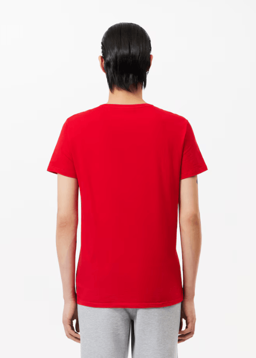 T-shirt Lacoste rouge - French Destock