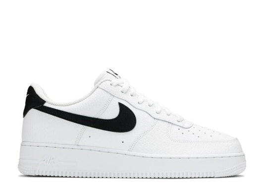 Air Force 1 Low ’07 White Black Pebbled Leather - French Destock
