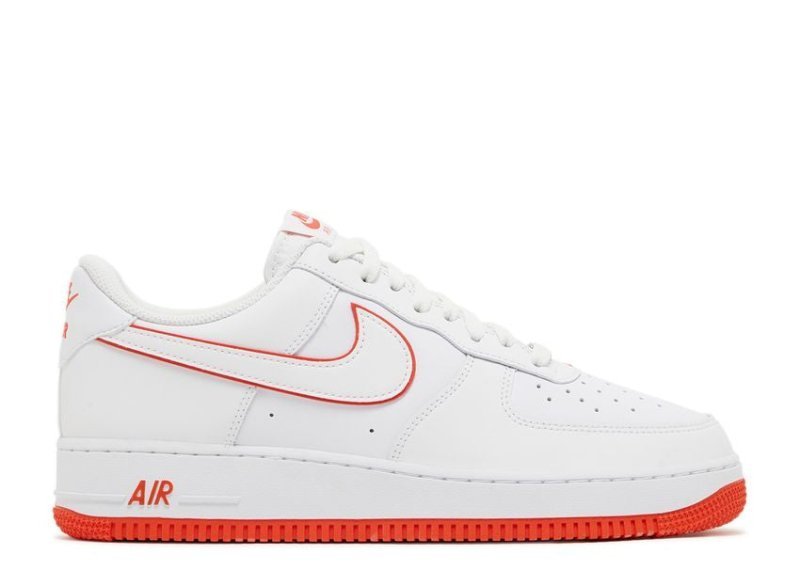 Air Force 1 Low ’07 White Picante Red - French Destock