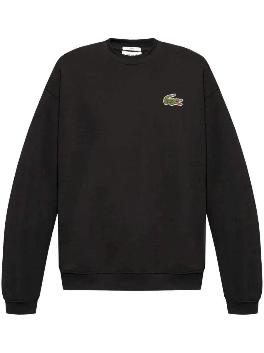 badge fleece sweatshirt - French Destock