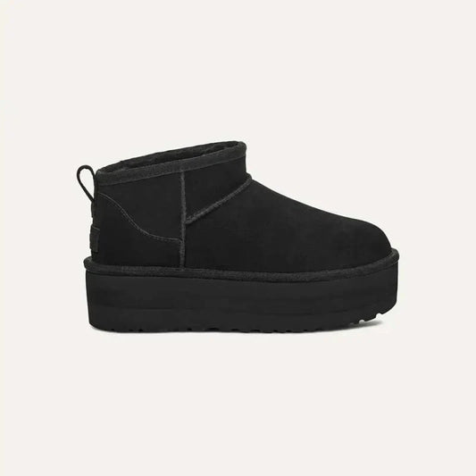 Botte Classic Ultra Mini Platform Black - French Destock