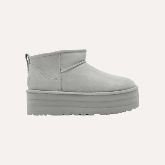 Botte Classic Ultra Mini Platform Grey - French Destock