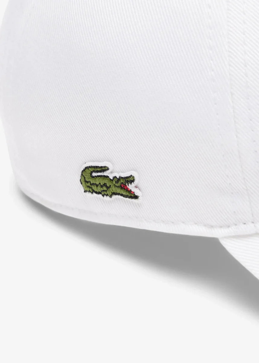Casquette Lacoste blanche - French Destock