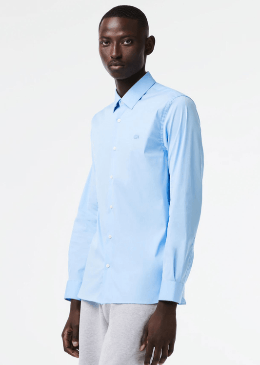 Chemise Lacoste bleue - French Destock