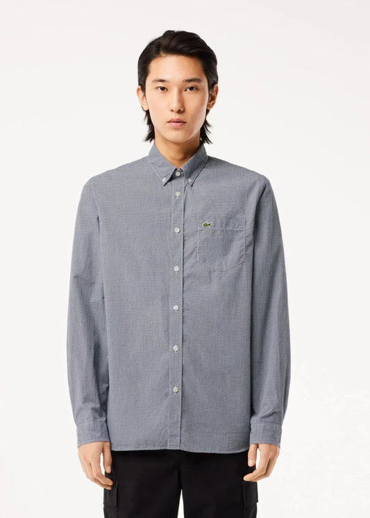 Chemise vichy Lacoste marine - French Destock