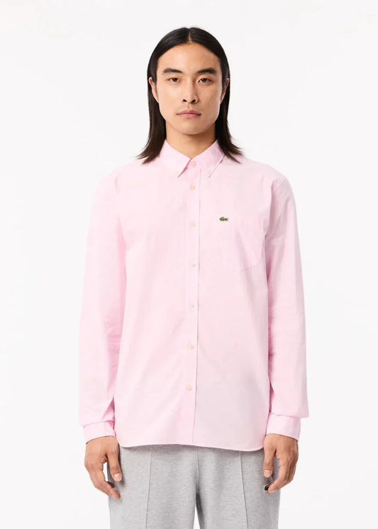 Chemise vichy Lacoste rose - French Destock